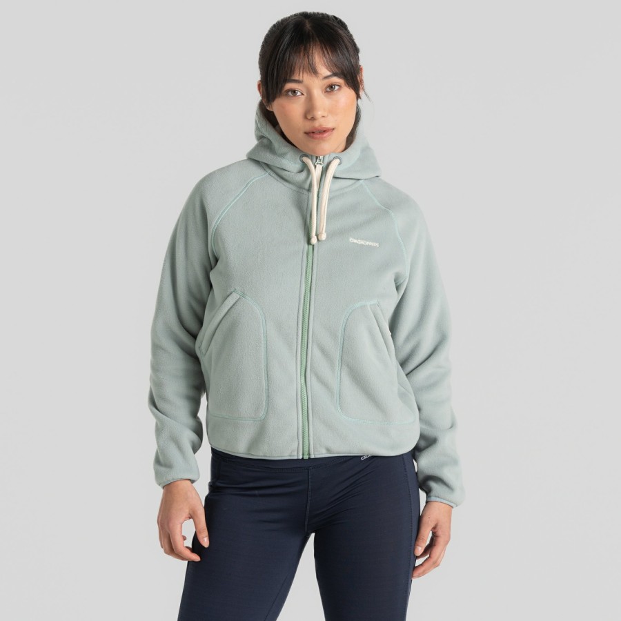 Womens Craghoppers Full Zip Fleece | Women'S Grainne Full Zip Fleece - Meadow Haze