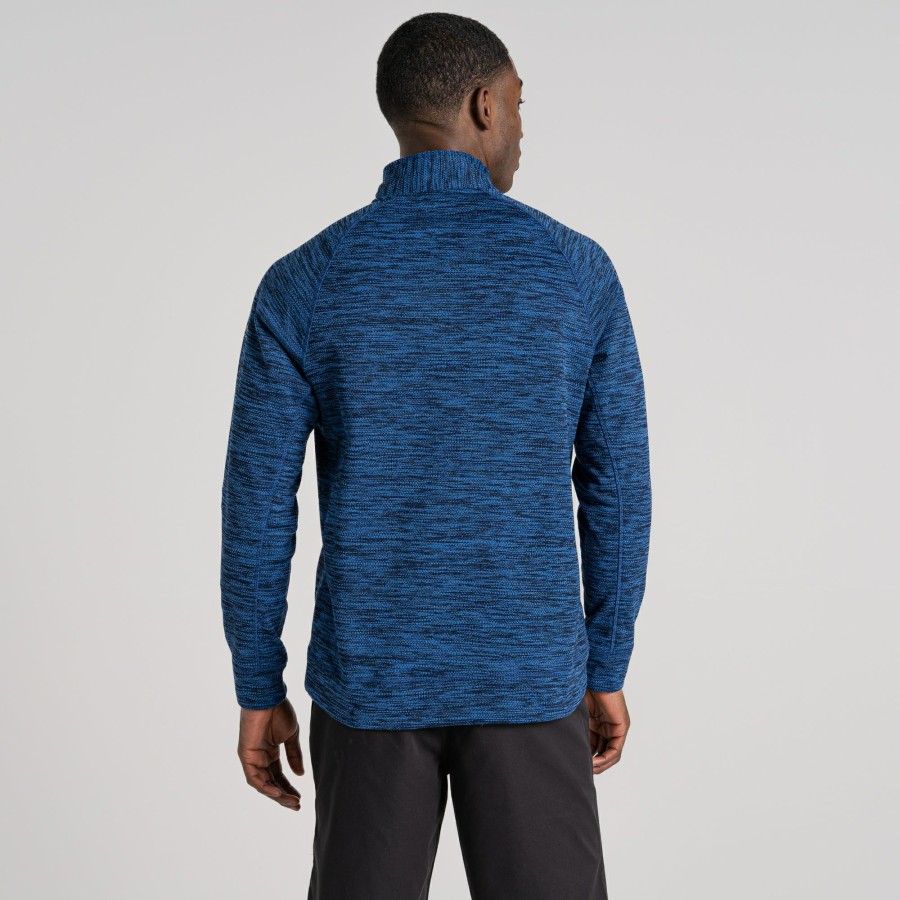 Mens Craghoppers Half Zip Fleece | Men'S Stromer Half Fleece - Bolt Blue