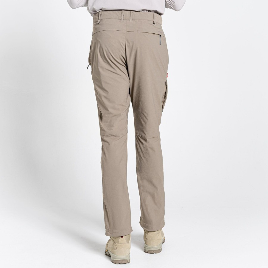 Mens Craghoppers Walking Trousers | Men'S Nosilife Pro Ii Trousers - Pebble