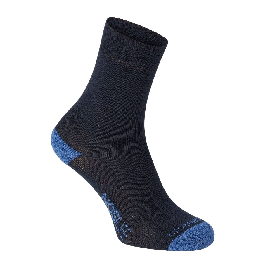 Womens Craghoppers Socks | Women'S Nosilife Travel Socks - Dark Navy / Soft Denim