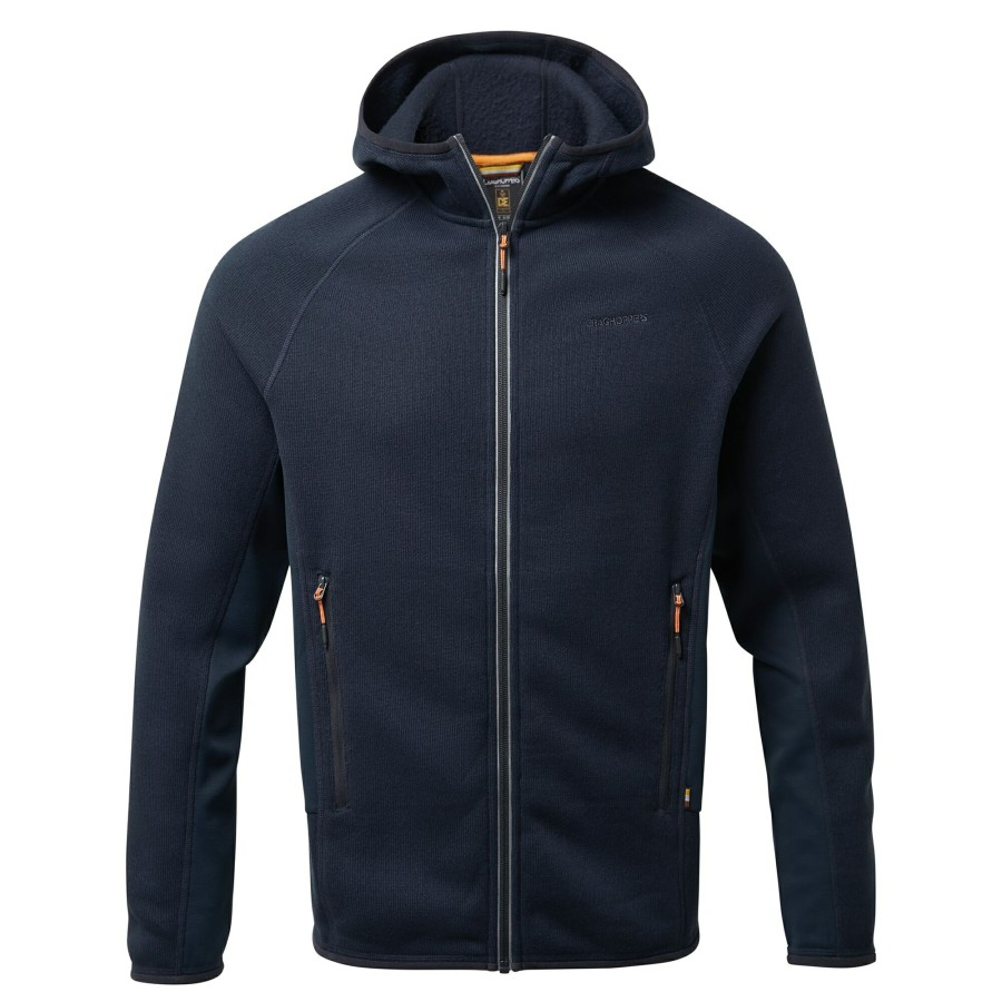 Mens Craghoppers Full Zip Fleece | Men'S Mannix Full Zip Fleece - Blue Navy