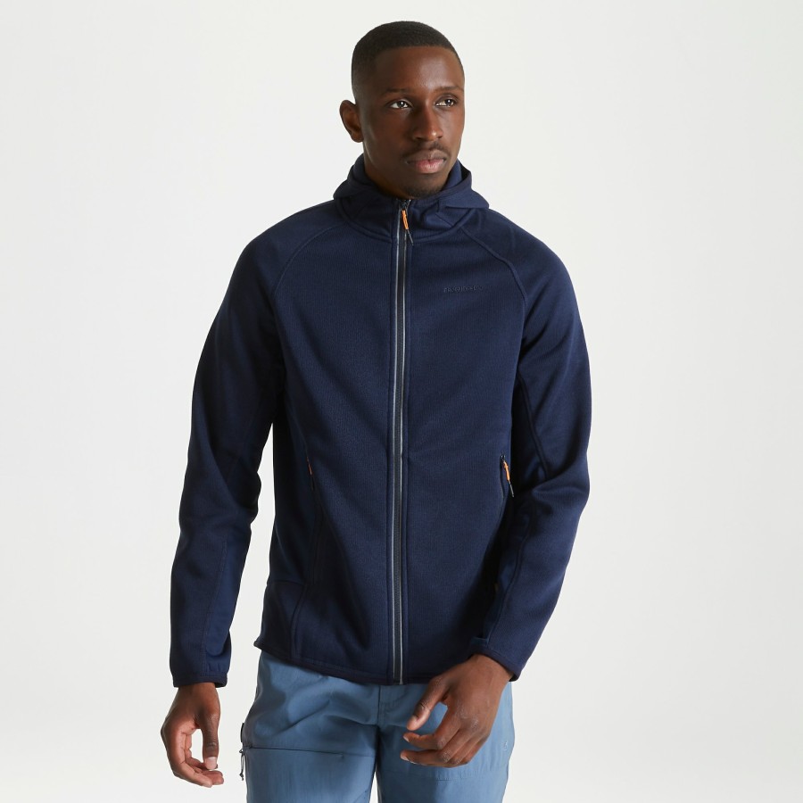 Mens Craghoppers Full Zip Fleece | Men'S Mannix Full Zip Fleece - Blue Navy