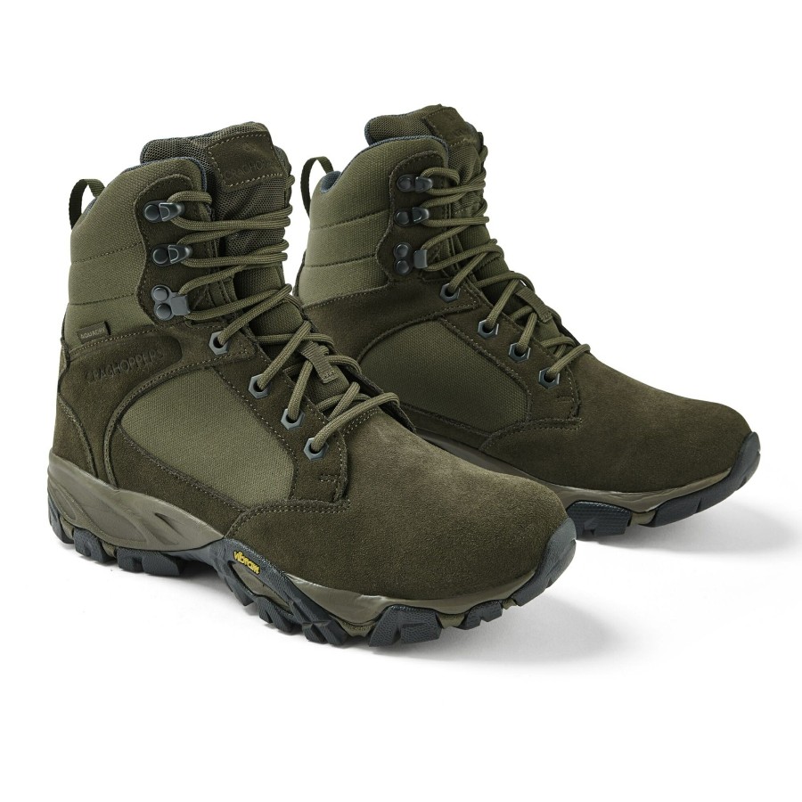 Mens Craghoppers Walking Boots | Men'S Salado Hi Boots - Mid Khaki