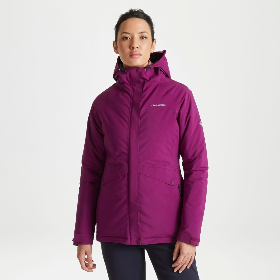 Womens Craghoppers Gore Tex Jackets | Women'S Ellis Thermic Gore-Tex Jacket - Blackcurrant