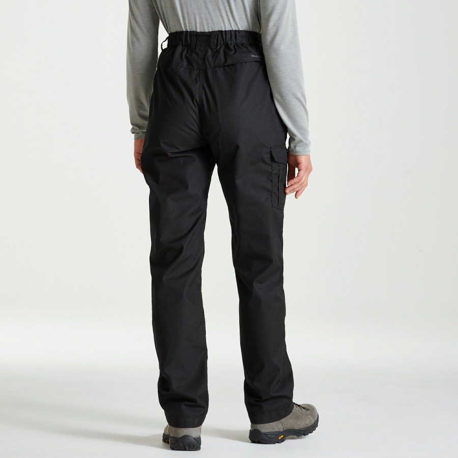 Womens Craghoppers Walking Trousers | Expert Womens Kiwi Trousers - Black