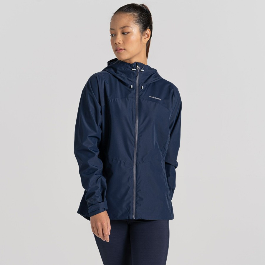 Womens Craghoppers Waterproof Jackets | Women'S Sariah Waterproof Jacket - Blue Navy