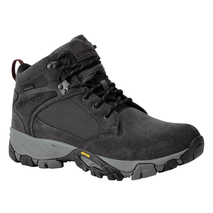 Mens Craghoppers Walking Boots | Men'S Salado Mid Boots - Dark Grey