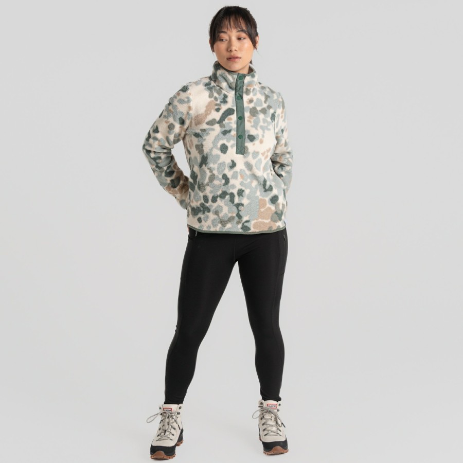 Womens Craghoppers Sweatshirts | Women'S Eabha Overhead - Frosted Pine Print