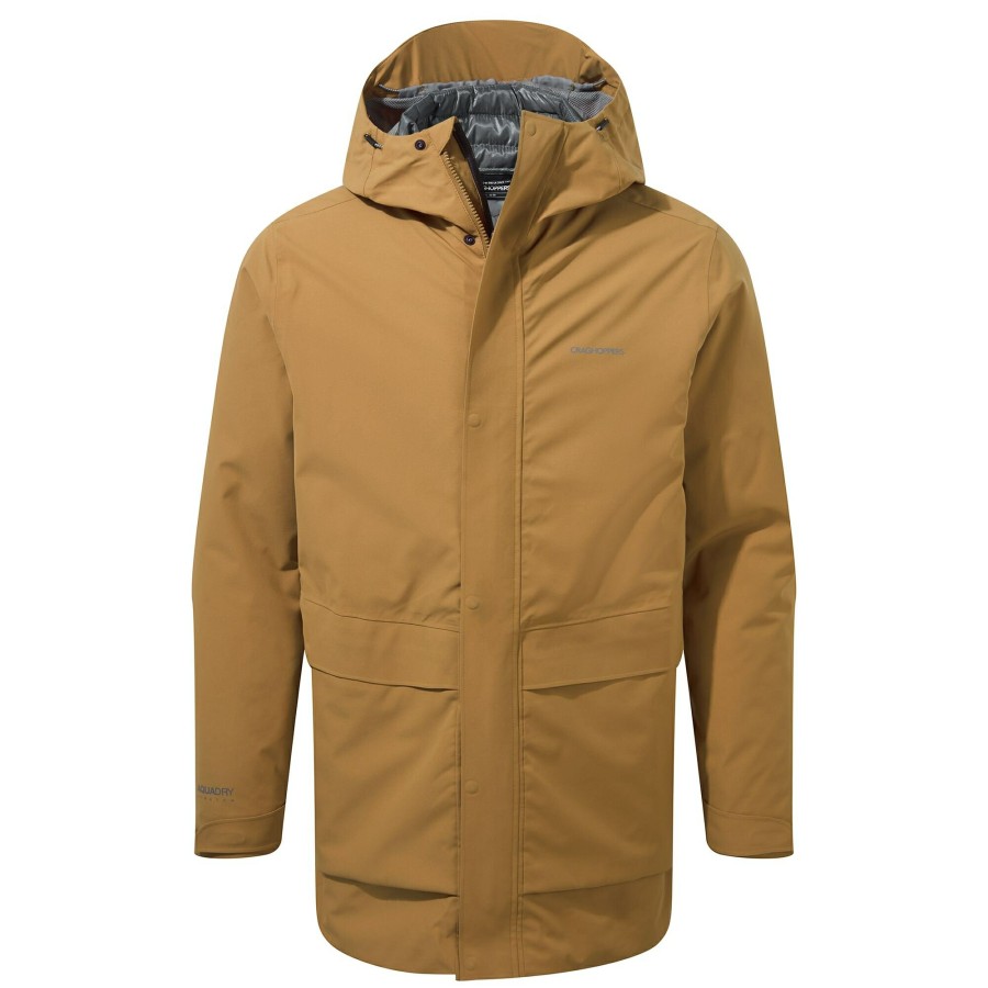 Mens Craghoppers 3 in 1 Jackets | Men'S Lorton Pro 3 In 1 Jacket - Taupe / Balsam Green