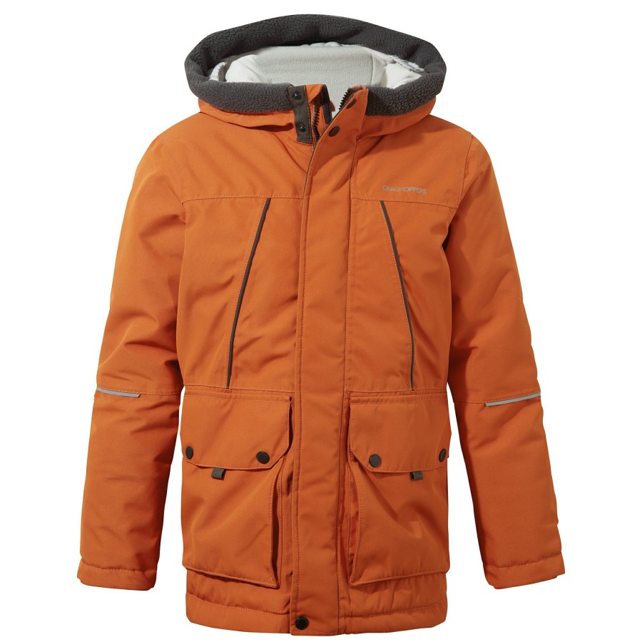 Kids Craghoppers Insulated Jackets | Kid'S Akito Insulated Jacket - Potters Clay