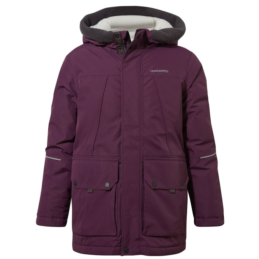 Kids Craghoppers Insulated Jackets | Kid'S Akito Insulated Jacket - Damson