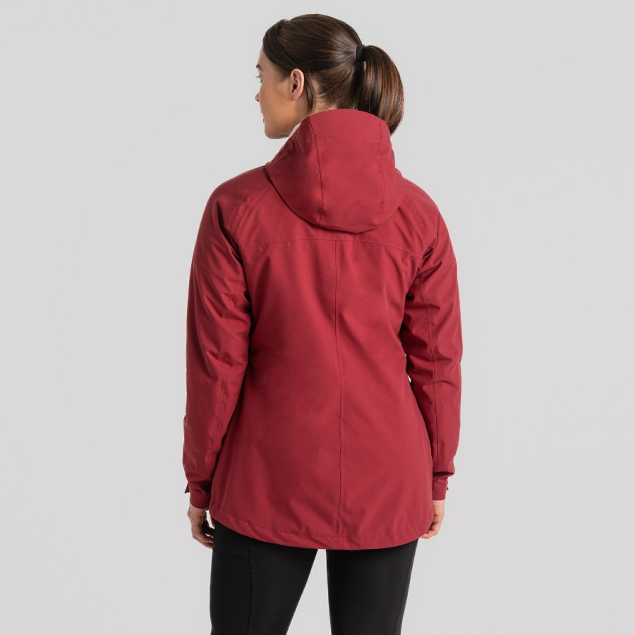 Womens Craghoppers Waterproof Jackets | Women'S Caldbeck Stretch Waterproof Jacket- Mulberry Jam