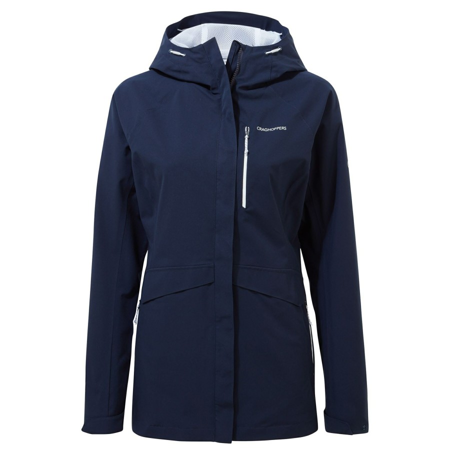 Womens Craghoppers Waterproof Jackets | Women'S Caldbeck Stretch Waterproof Jacket- Blue Navy