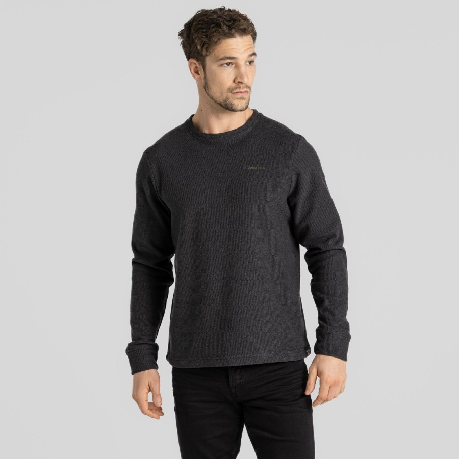 Mens Craghoppers Sweatshirts | - Black Pepper