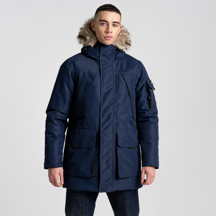 Mens Craghoppers Insulated Jackets | Men'S Bishorn Ii Insulated Jacket - Blue Navy