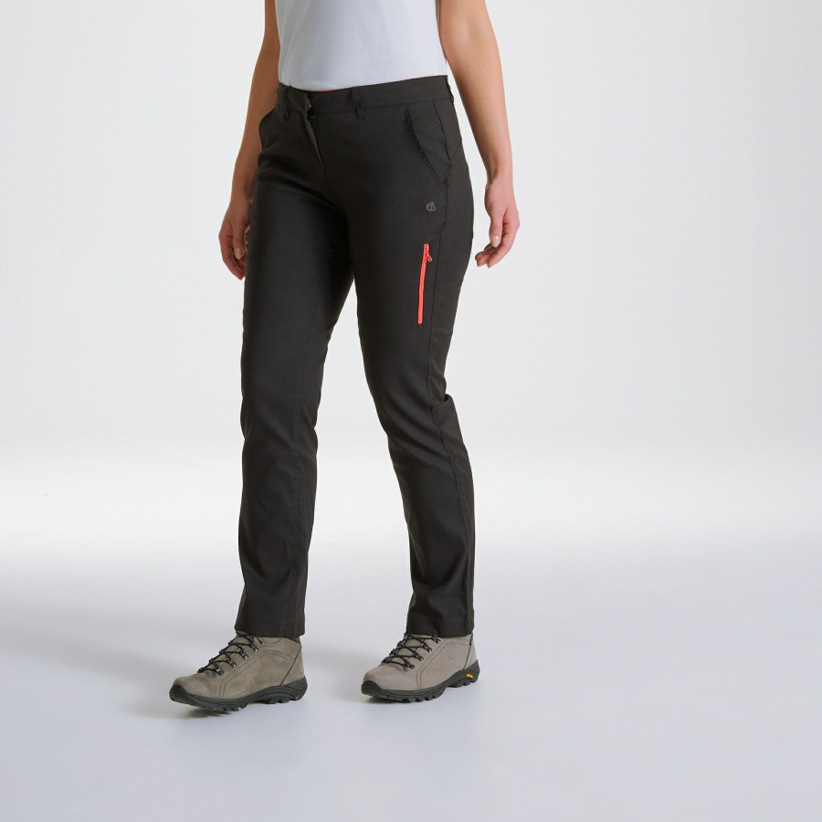 Womens Craghoppers Walking Trousers | Women'S Verve Trousers - Black