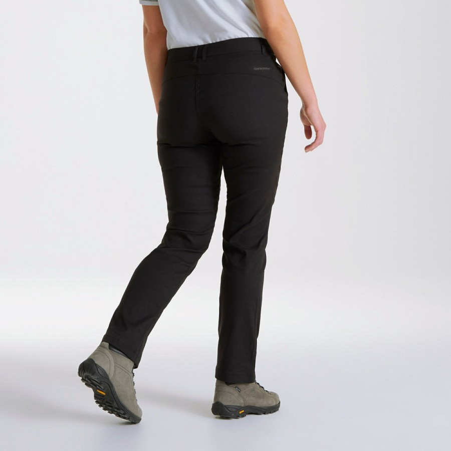 Womens Craghoppers Walking Trousers | Women'S Verve Trousers - Black