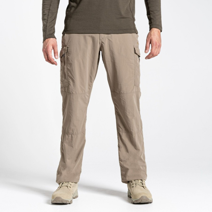 Mens Craghoppers Cargo Trousers | Men'S Nosilife Cargo Ii Trousers - Pebble