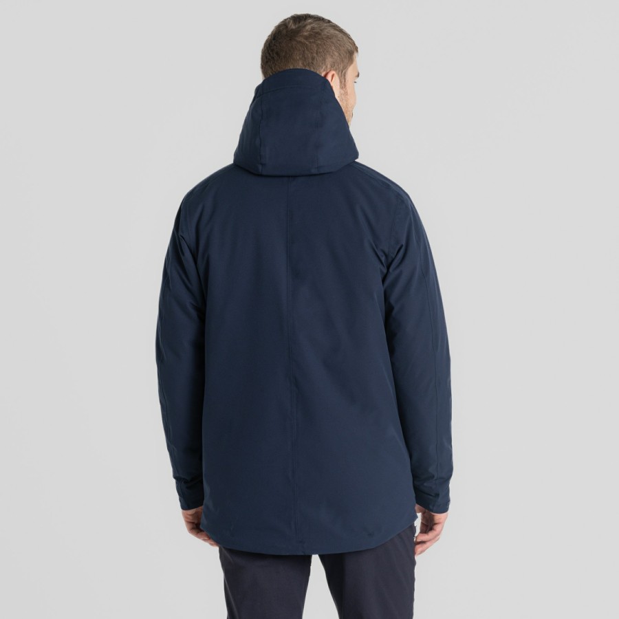 Mens Craghoppers Insulated Jackets | Men'S Lorton Thermic Jacket - Blue Navy / Lagoon Blue