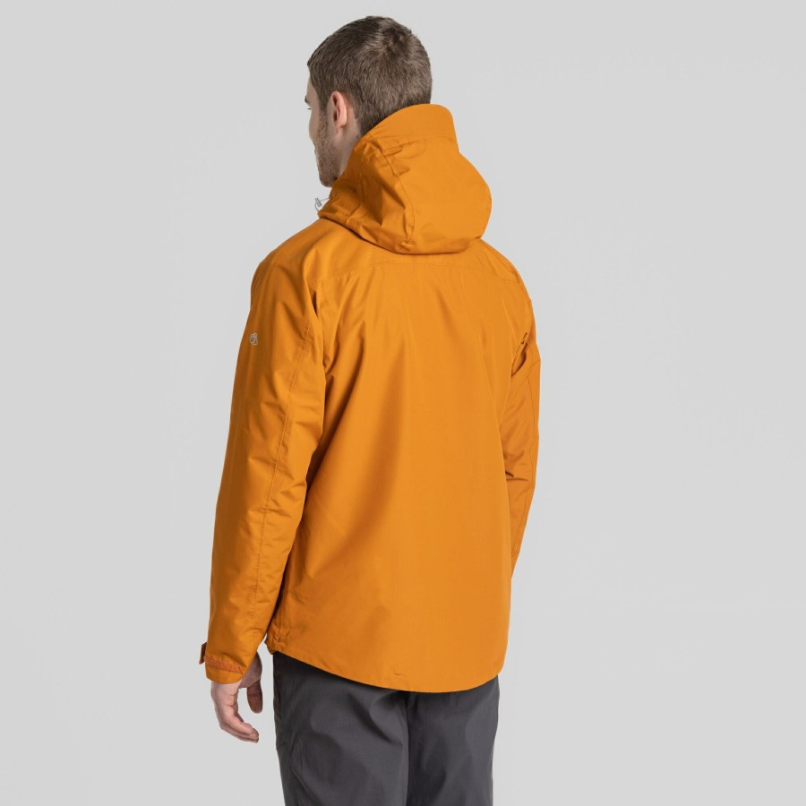 Mens Craghoppers Waterproof Jackets | Men'S Creevey Waterproof Jacket - Pumpkin Spice