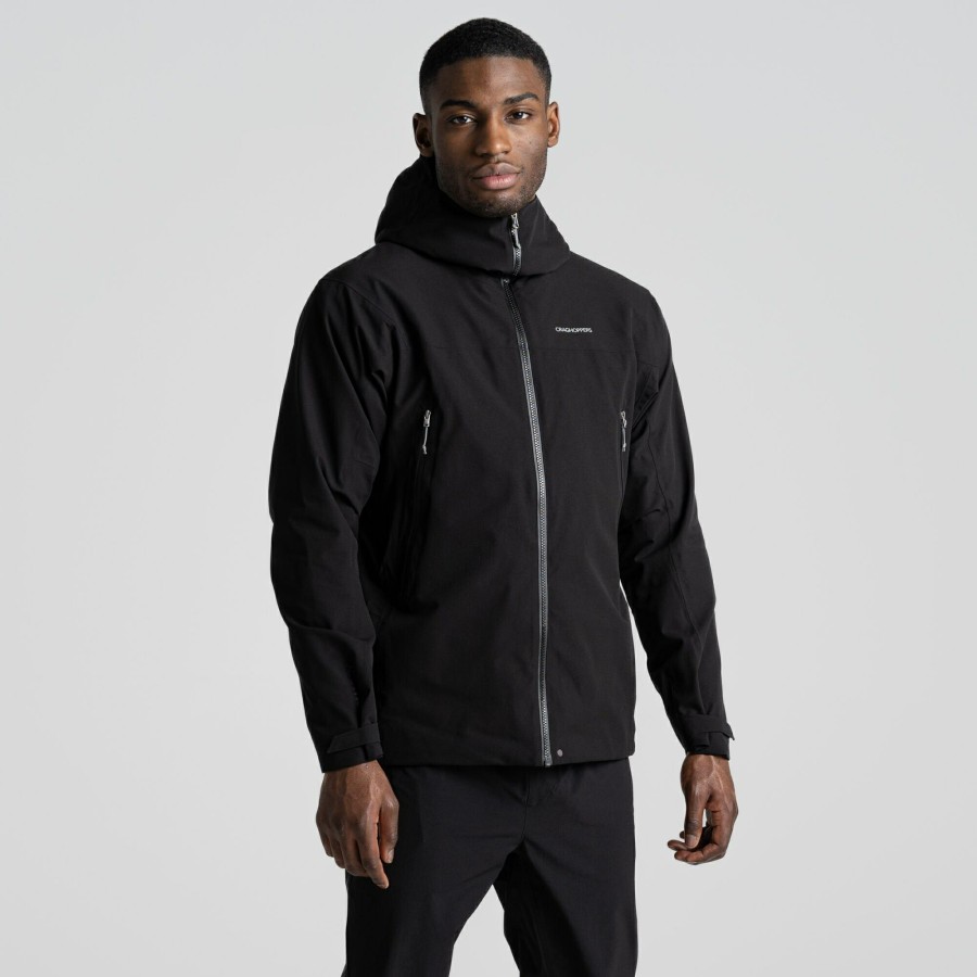 Mens Craghoppers Waterproof Jackets | Men'S Dynamic Pro Ii Waterproof Jacket - Black