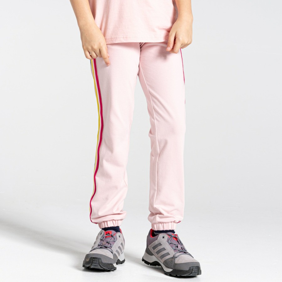 Kids Craghoppers Walking Trousers | Kid'S Nosilife Brodie Trousers - Pink Clay