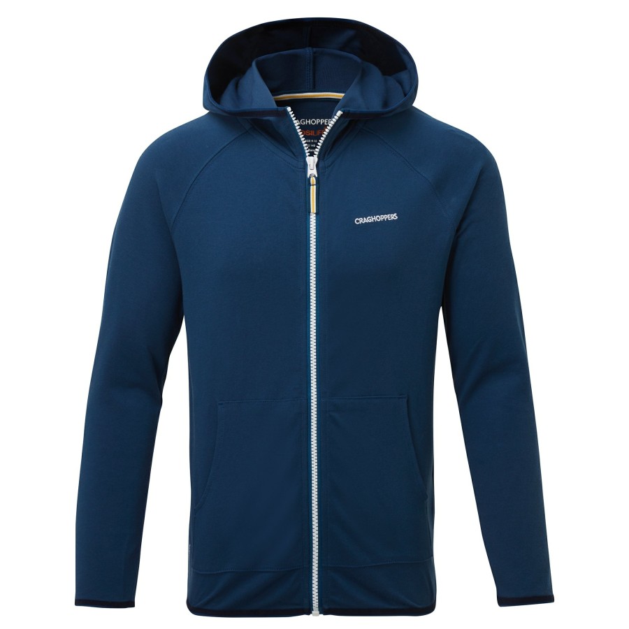 Kids Craghoppers Long Sleeve | Kid'S Nosilife Symmons Hooded Jacket - Poseidon Blue