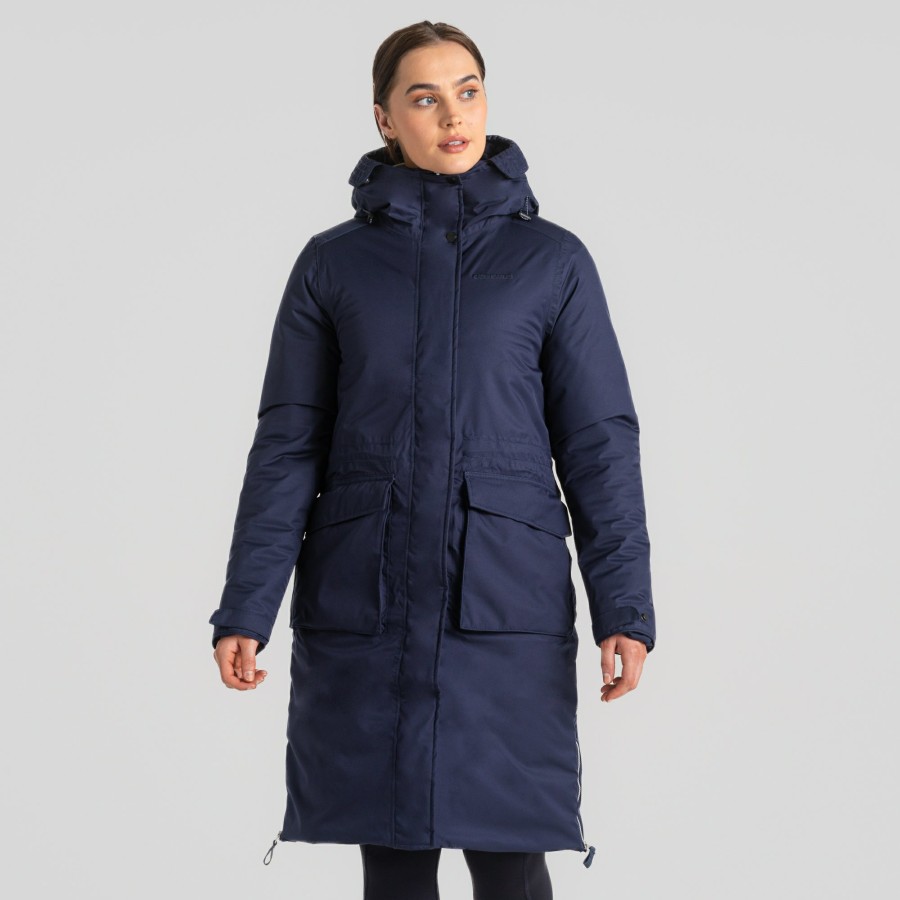 Womens Craghoppers Insulated Jackets | Women'S Neev Waterproof Jacket - Blue Navy