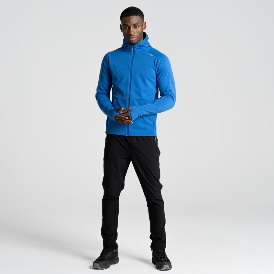 Mens Craghoppers Full Zip Fleece | Men'S Dynamic Pro Hooded Jacket - Bolt Blue