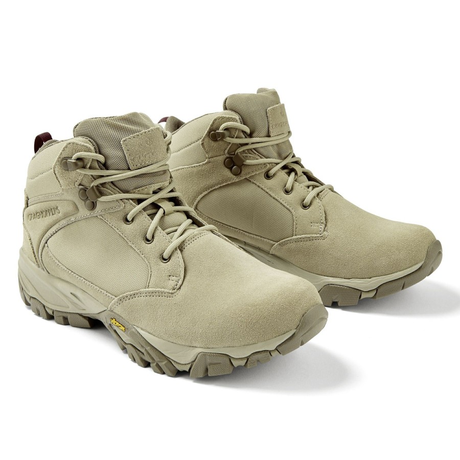 Mens Craghoppers Walking Boots | Men'S Salado Desert Mid Boots - Rubble