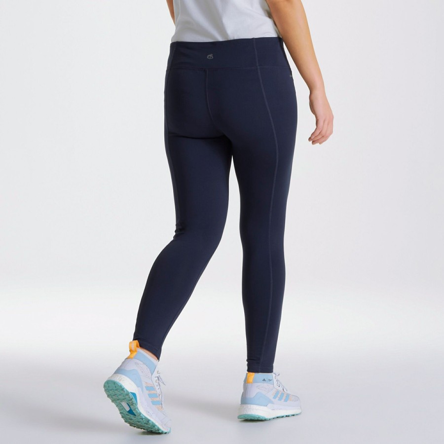 Womens Craghoppers Walking Trousers | Women'S Velocity Leggings - Blue Navy