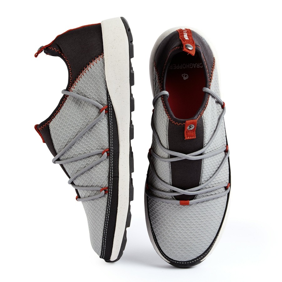 Mens Craghoppers Walking Shoes | Men'S Locke Packaway Shoes - Cloud Grey