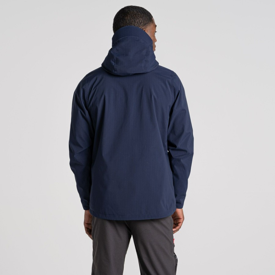 Mens Craghoppers Waterproof Jackets | Men'S Roland Waterproof Jacket - Blue Navy