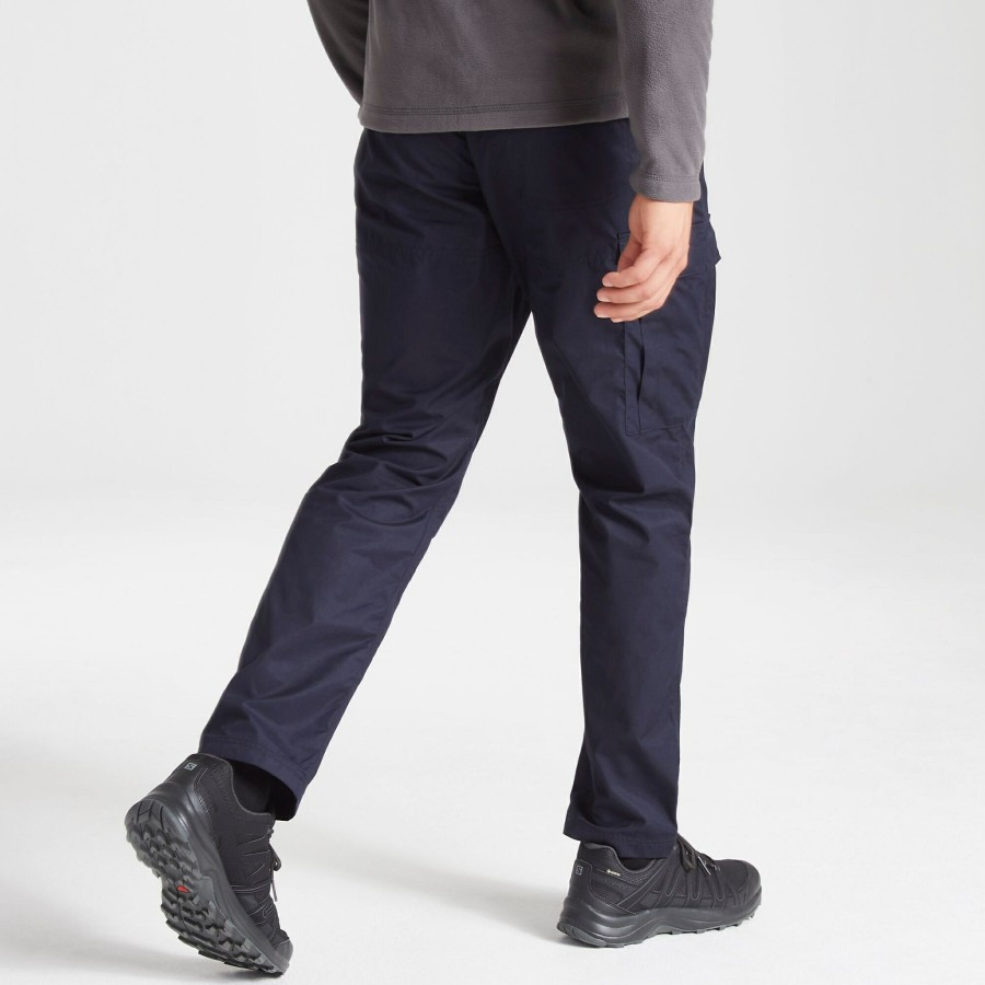 Mens Craghoppers Cargo Trousers | Men'S Expert Kiwi Tailored Trousers - Dark Navy