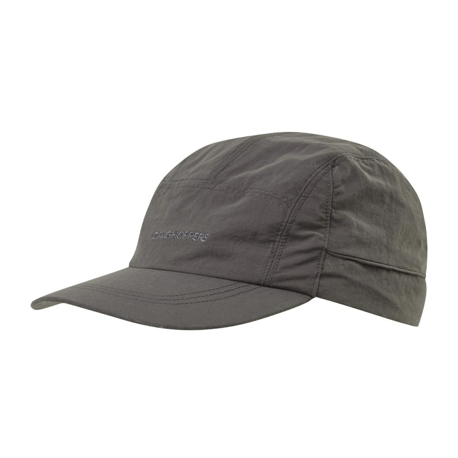 Mens Craghoppers Hats | Men'S Nosilife Desert Hat Ii - Black Pepper