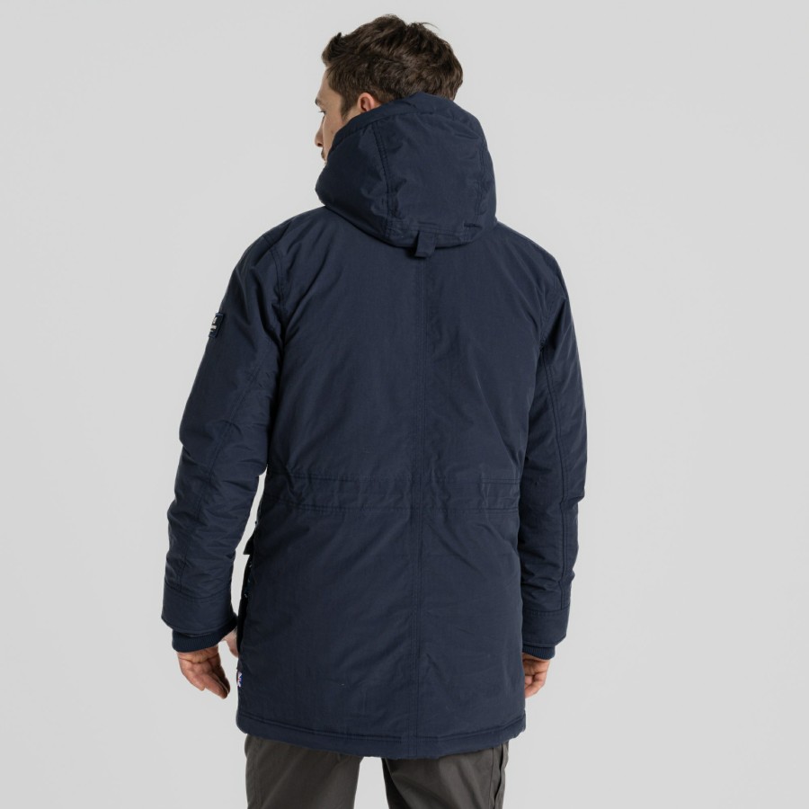 Mens Craghoppers Insulated Jackets | Men'S Fens Waterproof Jacket - Blue Navy