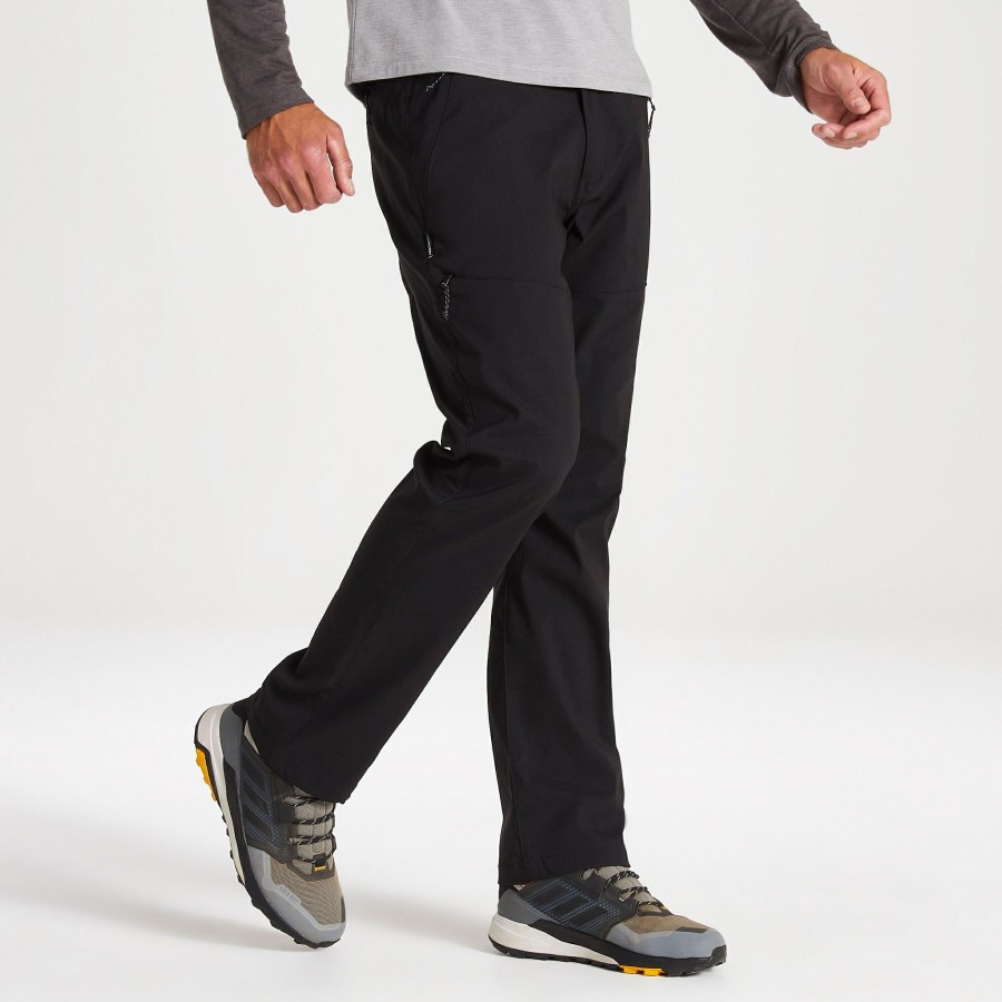 Mens Craghoppers Walking Trousers | Men'S Kiwi Pro Ii Trousers - Black