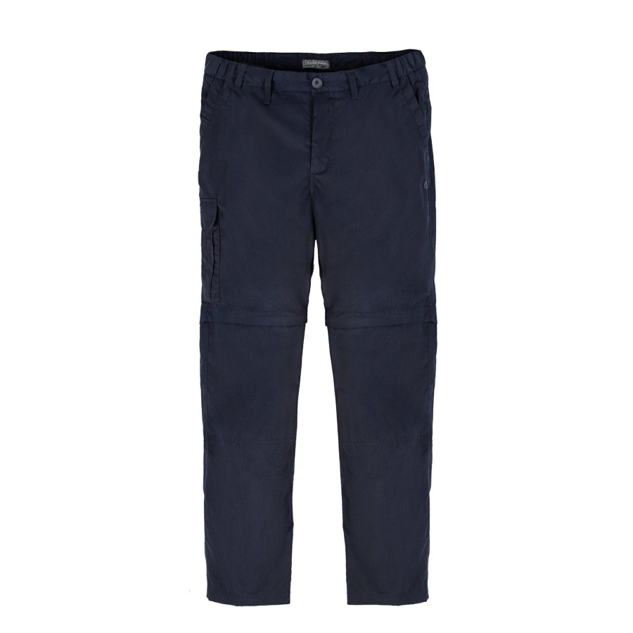 Mens Craghoppers Cargo Trousers | Men'S Expert Kiwi Tailored Convertible Trousers - Dark Navy