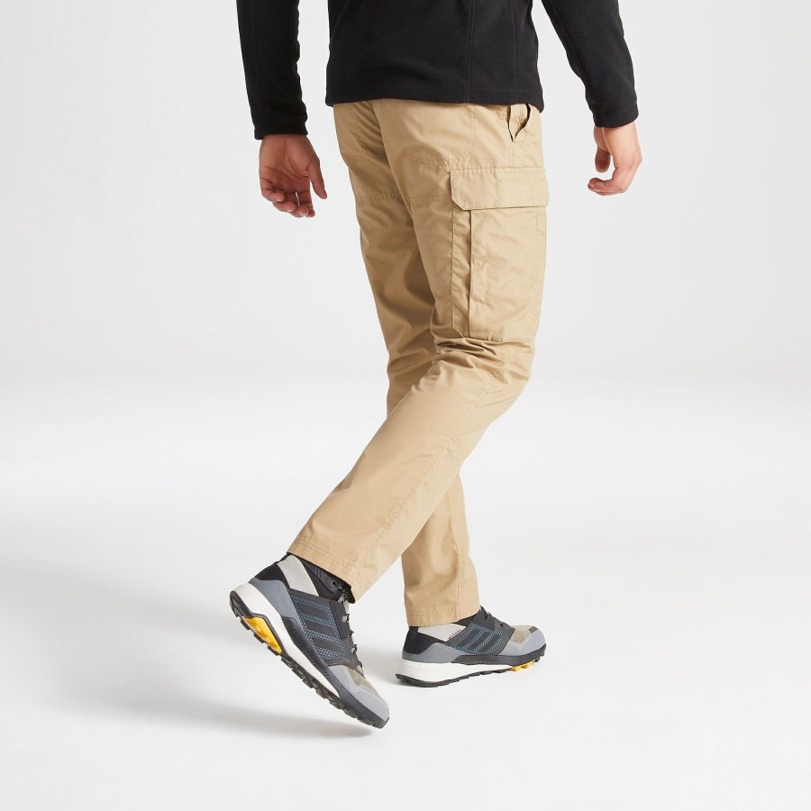 Mens Craghoppers Cargo Trousers | Men'S Kiwi Slim Trousers - Raffia