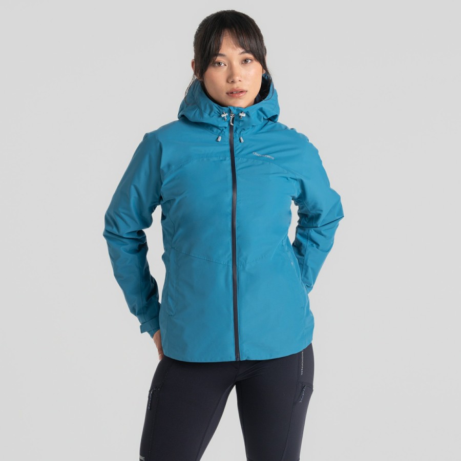 Womens Craghoppers Waterproof Jackets | Women'S Sariah Waterproof Jacket - Tay Blue