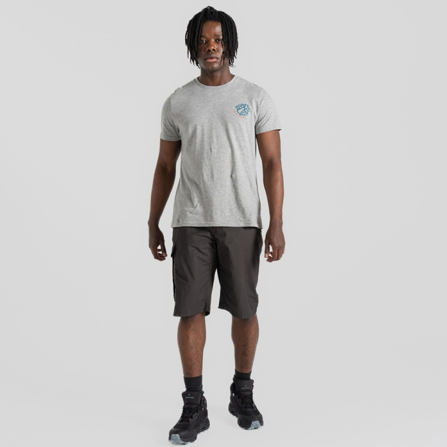 Mens Craghoppers | Men'S Kiwi Long Shorts - Bark