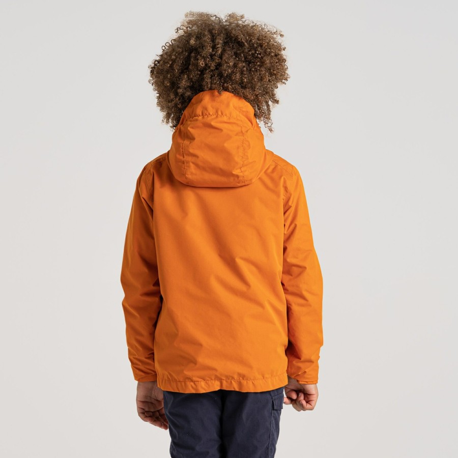 Kids Craghoppers Waterproof Jackets | Kid'S Roscoe Waterproof Jacket - Canyon Orange