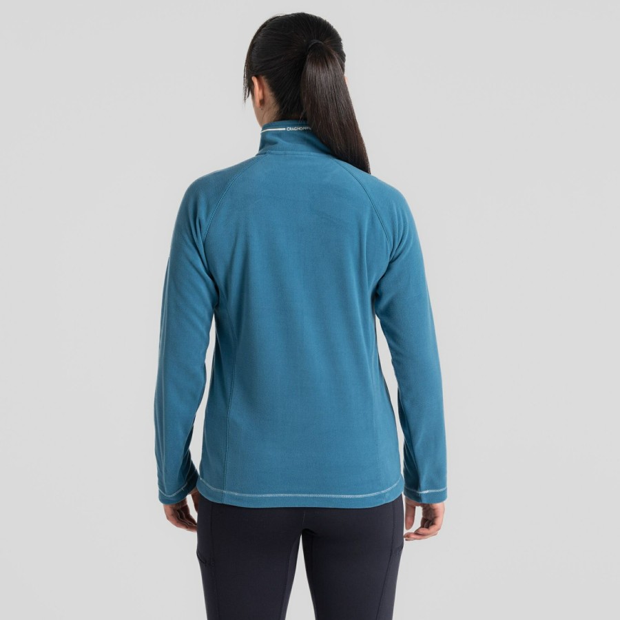 Womens Craghoppers Half Zip Fleece | Women'S Miska Half Zip Fleece - Tay Blue