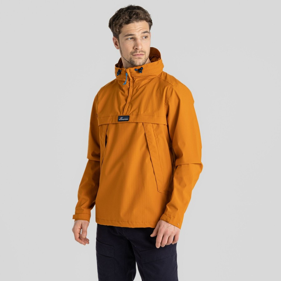 Womens Craghoppers Waterproof Jackets | Anderson Waterproof Cagoule - Pumpkin Spice