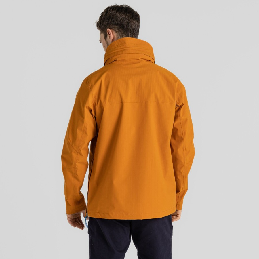 Womens Craghoppers Waterproof Jackets | Anderson Waterproof Cagoule - Pumpkin Spice