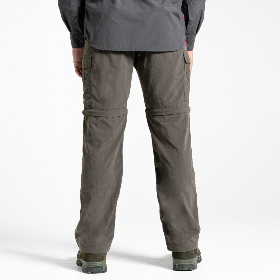 Mens Craghoppers Cargo Trousers | Men'S Nosilife Convertible Ii Trousers - Woodland Green