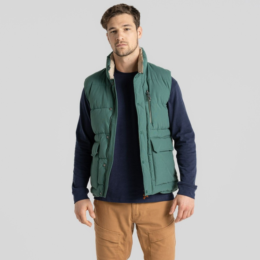 Mens Craghoppers | Men'S Burren Vest - Evergreen