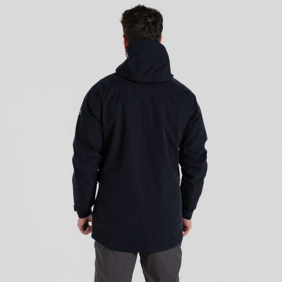 Mens Craghoppers Waterproof Jackets | Men'S Lorton Stretch Waterproof Jacket - Dark Navy