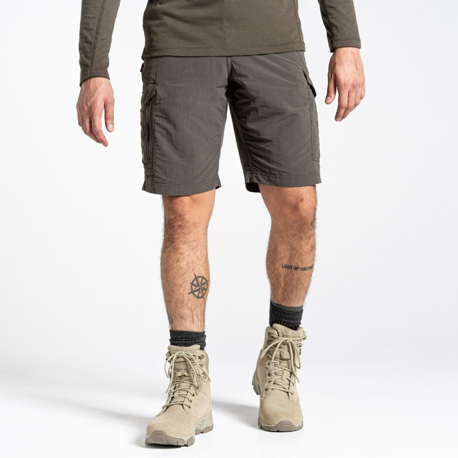 Mens Craghoppers | Men'S Nosilife Cargo Ii Shorts - Woodland Green