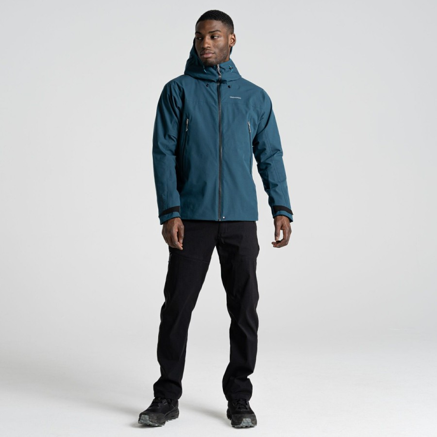 Mens Craghoppers Waterproof Jackets | Men'S Dynamic Pro Ii Waterproof Jacket - Dark Aegean Blue